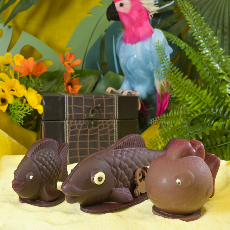 illustration pour le produit Pâques - poisson rond